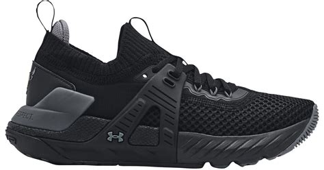 Under Armour Project Rock 4 - Training Shoes in Black/Grey (Black) | Lyst