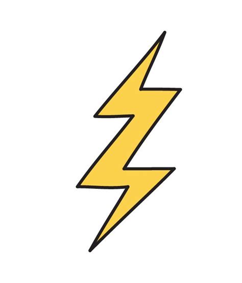 How to Draw a Lightning Bolt | Lightning bolt art, Zeus lightning bolt ...