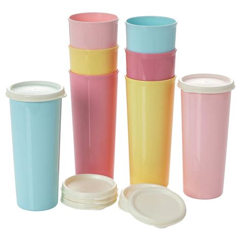 Tupperware® Heritage 8-piece Tumbler Set with Lids - 21036628 | HSN