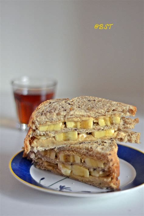 Peanut Butter Banana Sandwich - The Big Sweet Tooth