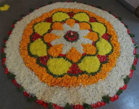 15 Beautiful & Colorful Flower Rangoli Designs Ideas For Pongal 2020 ...