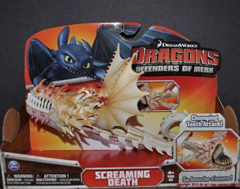 HOW TO TRAIN YOUR DRAGON SCREAMING DEATH LARGE ACTION FIGURE DEFENDERS ...