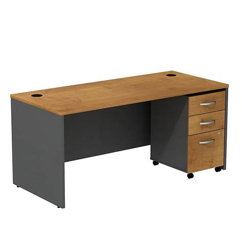 Series C Desk, Integrated wire management grommets on desk, Cable ...