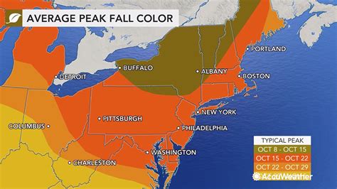 Fall foliage 2020: When to expect the peak in New York, Pennsylvania ...