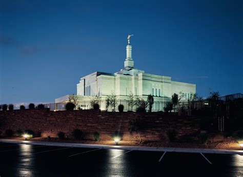 Snowflake Arizona Temple in the Evening