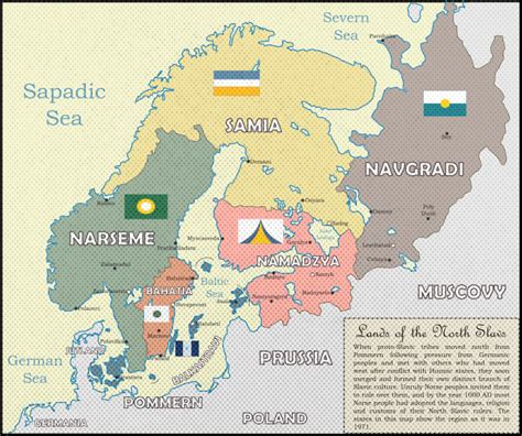 Lands of the North Slavs : r/imaginarymaps