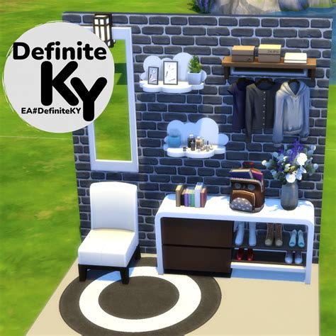 Sims4 ts4 nocc basegame entryway closet definiteky – Artofit