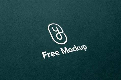 Free Minimal Perspective Logo Mockup (PSD)