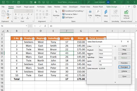 Excel Table - XL n CAD