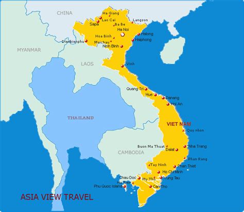 My Tho Vietnam Map | Cities And Towns Map