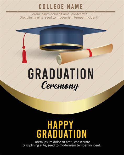 Contoh Invitation Card Graduation Formal Word - Infoupdate.org