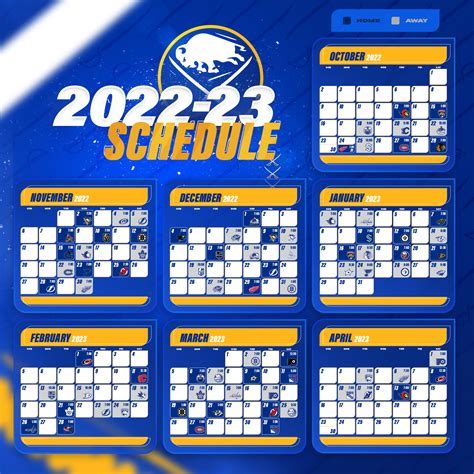 Buffalo Sabres Schedule Printable 2023