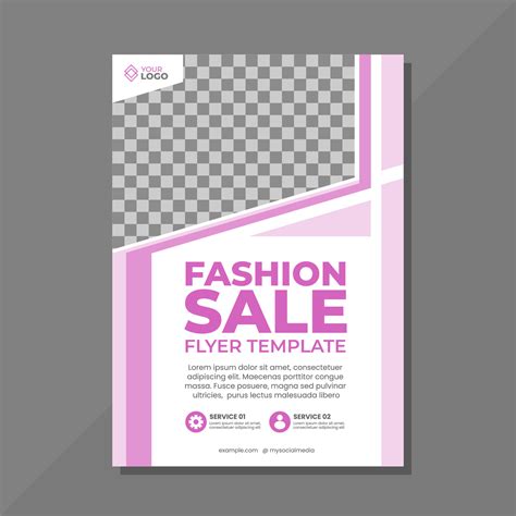 Sale flyer template design 28034381 Vector Art at Vecteezy