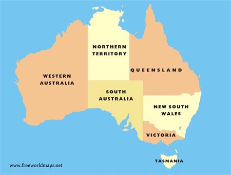 Free PDF maps of Australia