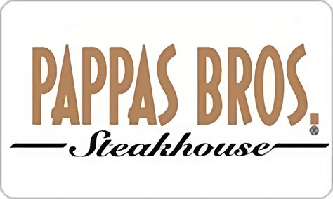 Pappas Bros. Steakhouse Gift Card – ShopRaise