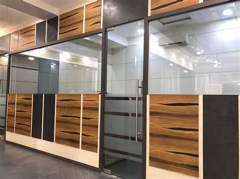 Wooden#glass#partition#office#wall# | Wooden partition design ...