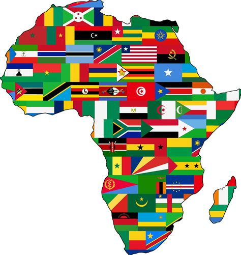 Clipart - Africa flags