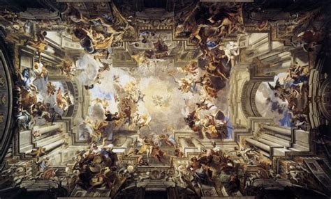 FRA ANDREA POZZO, Glorification of Saint Ignatius, ceiling fresco in ...