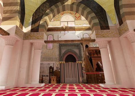 ArtStation - Al-Aqsa Mosque interior- exterior 3ds max vray model ...