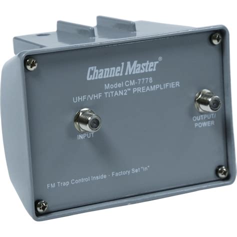 Channel Master Titan 2-Antenna Booster-CM-7778 - The Home Depot