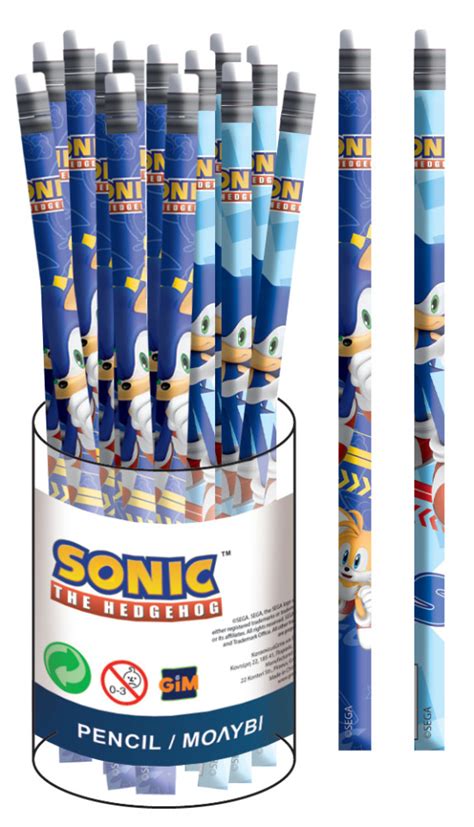 Sonic the Hedgehog Rush Sonic the Hedgehog HB graphite pencil with era