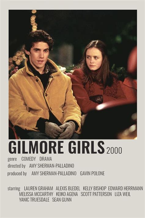 Gilmore Girls Posters - Gilmore Girls (2000) poster - TVPoster.net : We ...