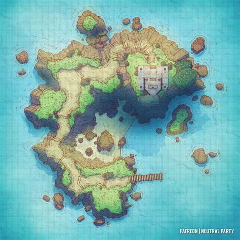 50 Battlemaps by Neutral Party | Dnd world map, Map, Dungeon maps