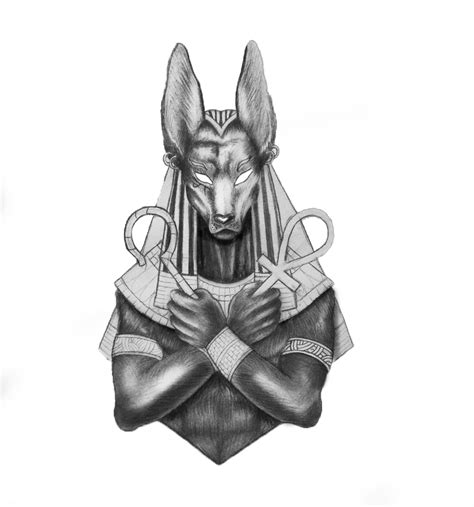 Anubis Drawing Tattoos