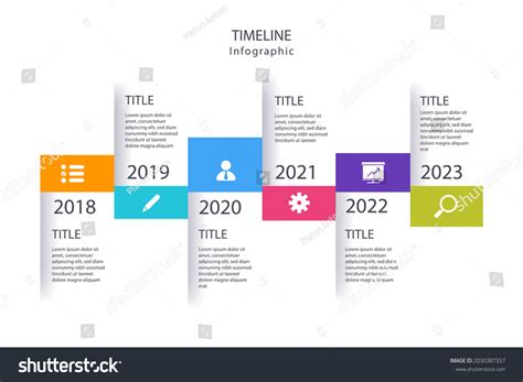 Process Infographic Design Template Timeline Step Stock Vector (Royalty ...