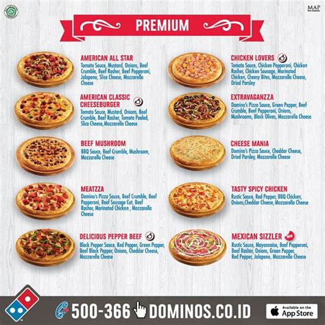 dominos toppings list