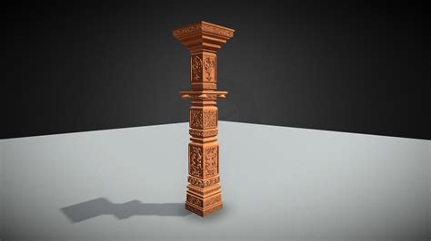 Indian Temple Pillar - Download Free 3D model by Maryada maharaj ...