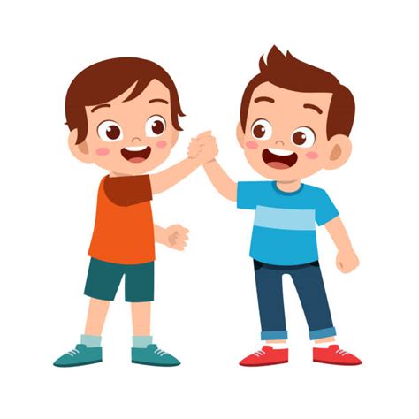 200+ Children High Fiving Illustrations, Royalty-Free Vector Graphics ...