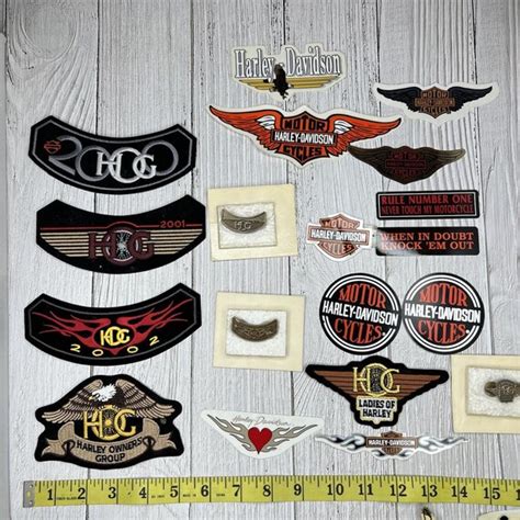 Harley Davidson Hog Patches and Pins Lot 2000 2001 20… - Gem