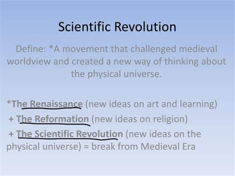 PPT - The Scientific Revolution: PowerPoint Presentation - ID:3063941