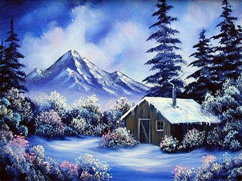 Mountain Cabin (9x12) / Small Oil Painting Exercise / Encore Edition ...