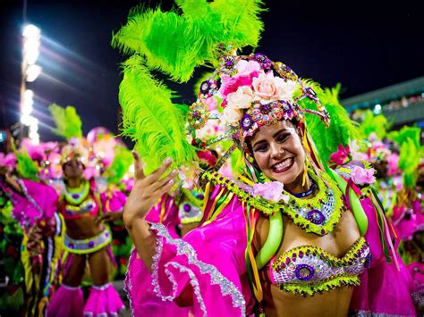 Rio de Janeiro, Brazil, hosts the biggest carnival in the world with ...