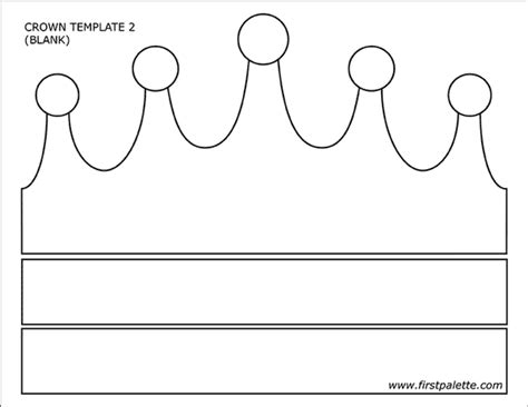 Prince and Princess Crown Templates | Free Printable Templates ...