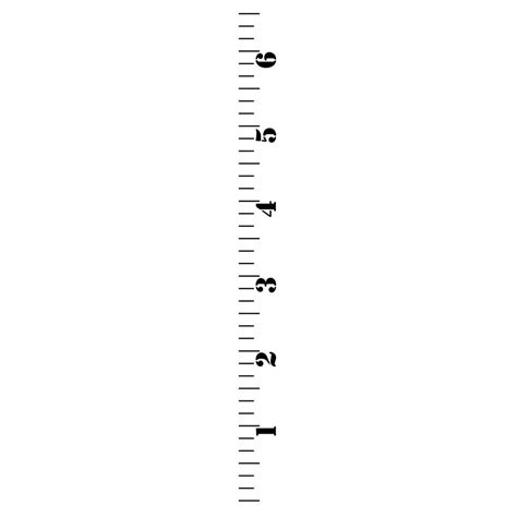 Printable Height Chart Ruler - Printable Ruler Actual Size