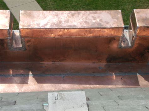 Copper flashing at work – Todco Roofing, Inc. | New Lenox, Chicago, IL