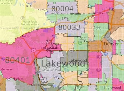 Lakewood Co Zip Code Map – Map With States