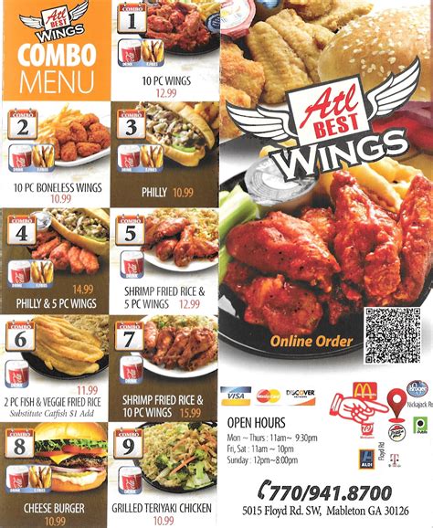 MENU ATL Best Wings Mableton