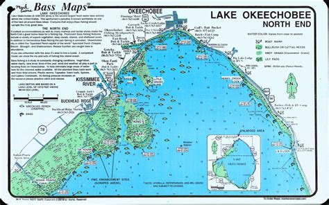 lake okeechobee map | Lake Okeechobee North (North End & Lakeport Area ...