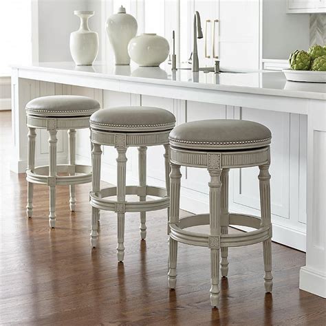 Chapman Swivel Backless Bar and Counter Stools | Frontgate