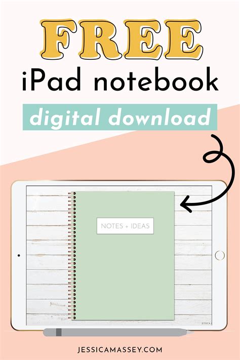 Free Digital Notebook Template