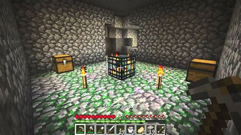 How to destroy dungeon spawner quickly in Minecraft - YouTube