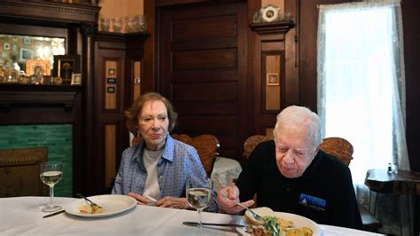 Jimmy and Rosalynn Carter in "different era" of lives, grandson says