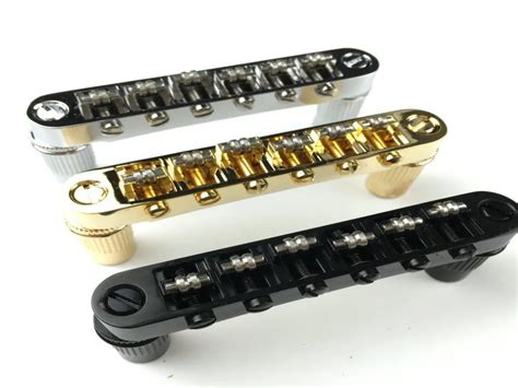 High quality Tune O Matic Roller Saddle Bridge LP SG Electric Guitar ...