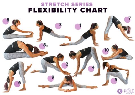 Stretch Series 28 Day Splits Challenge Flexibility Chart Flat Front ...