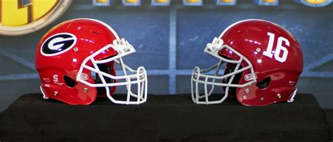 Georgia Bulldogs vs. Alabama Crimson Tide College Football Playoff ...