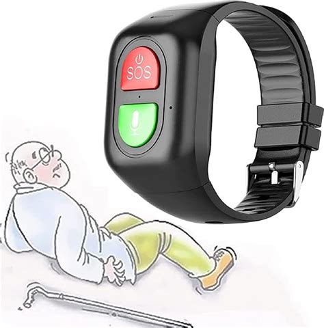 GKPLY Elderly Alarm Smart Watch, 4G Fall Detection Smart Watch Life ...